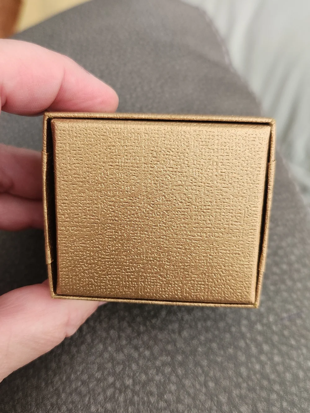 Jewelry Gift Box Organizer - Metallic Gold